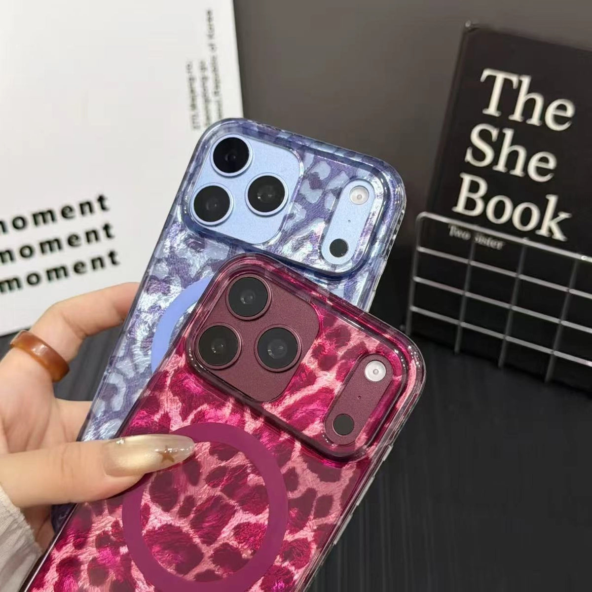 Wild Lilac Leopard MagSafe Phone Case