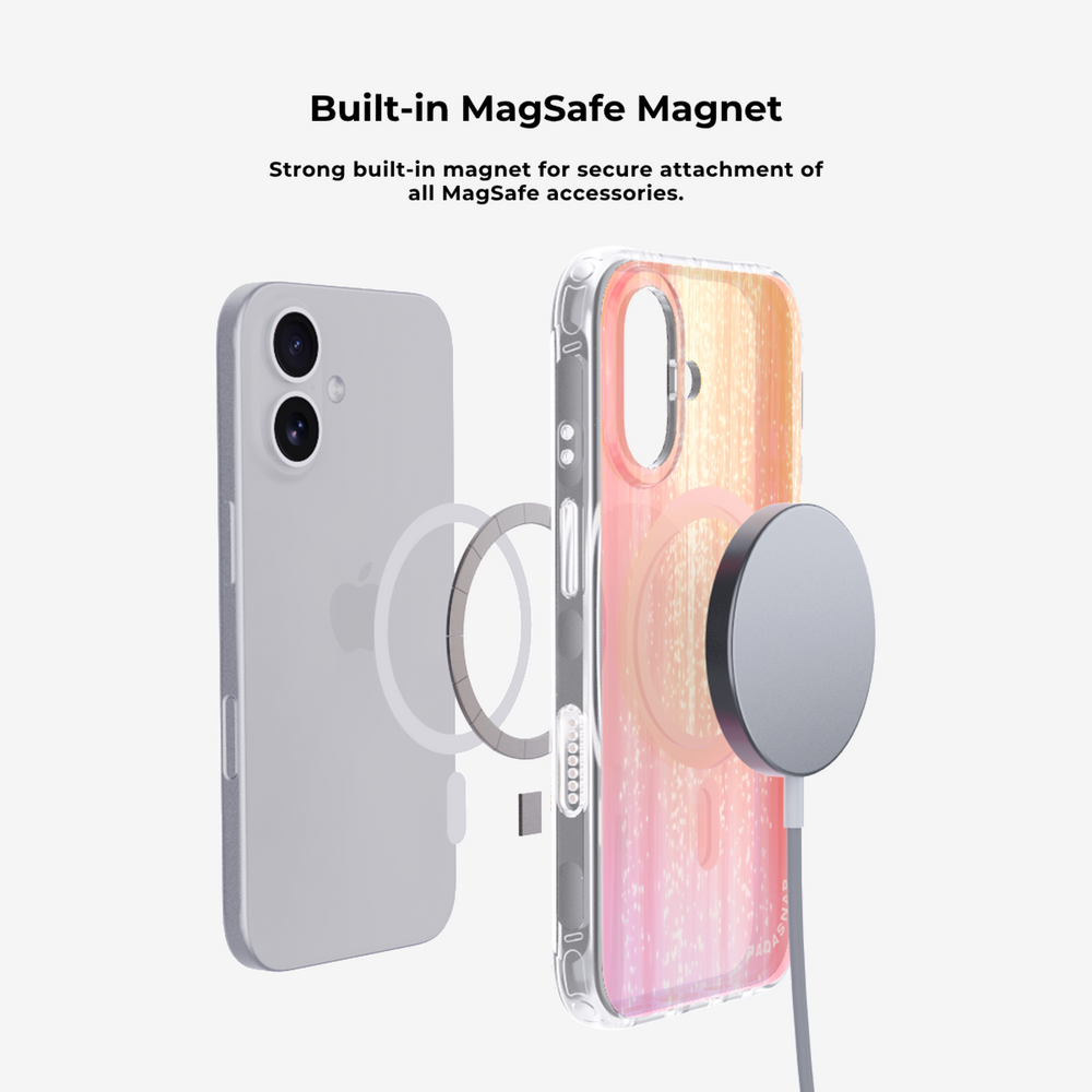 Radiant hues | Orange MagSafe Phone Case Grip Set