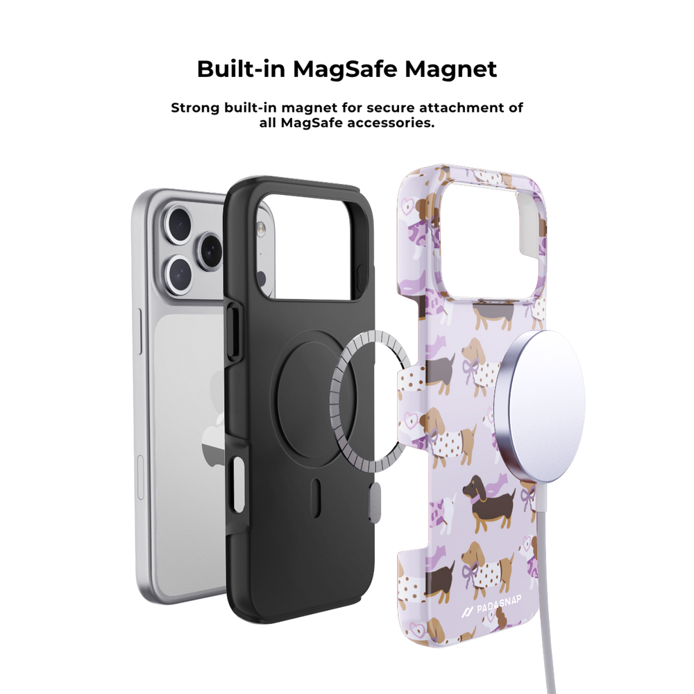 EverTail Love Dachshund MagSafe Phone Case Grip Set