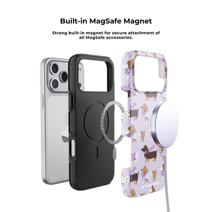 EverTail Love Dachshund MagSafe Phone Case Grip Set