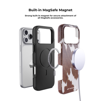 Cow Print MagSafe Phone Case Grip Set