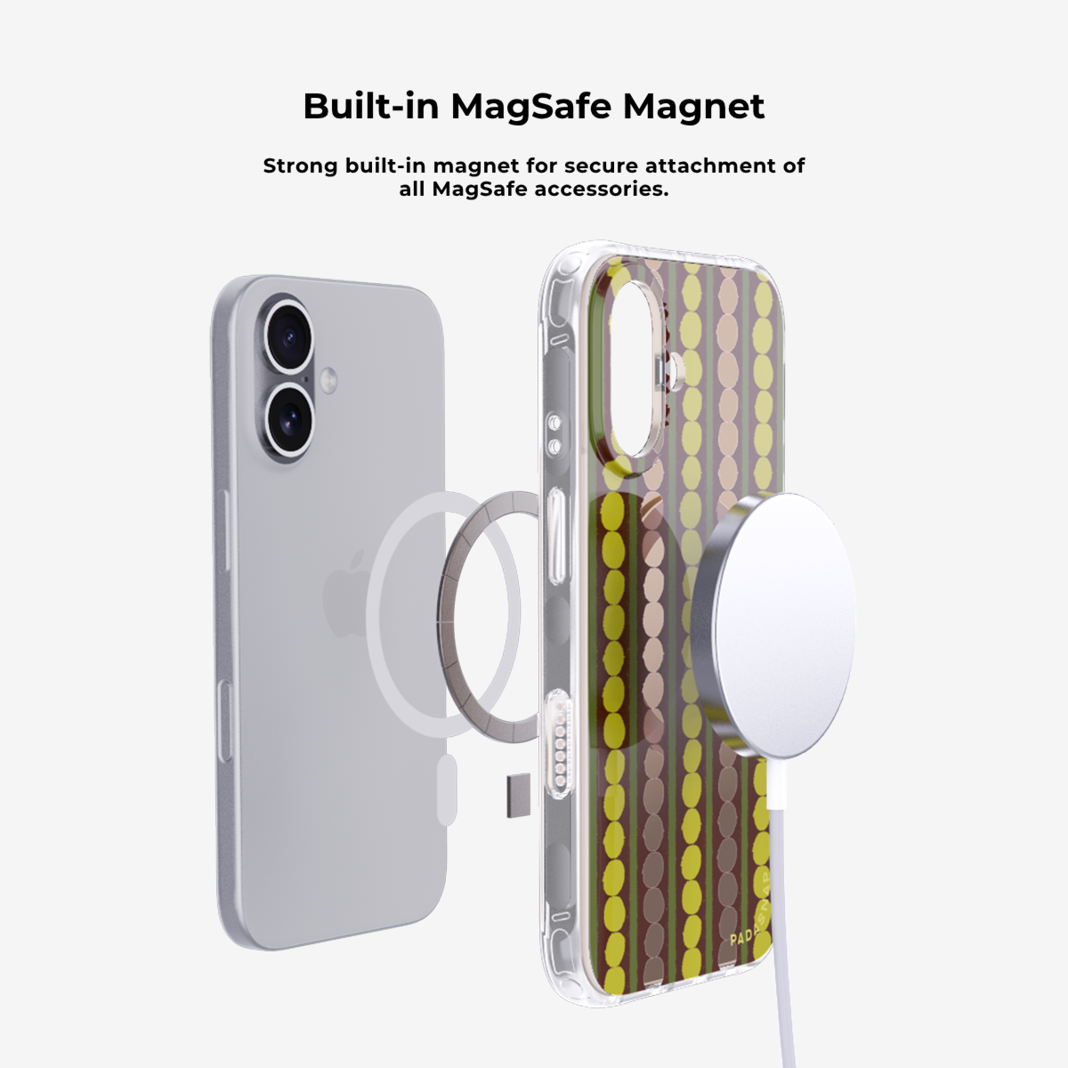 Gilded Age | Purple MagSafe Phone Case Grip Set