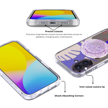GreenScape | Blue MagSafe Phone Case Grip Set