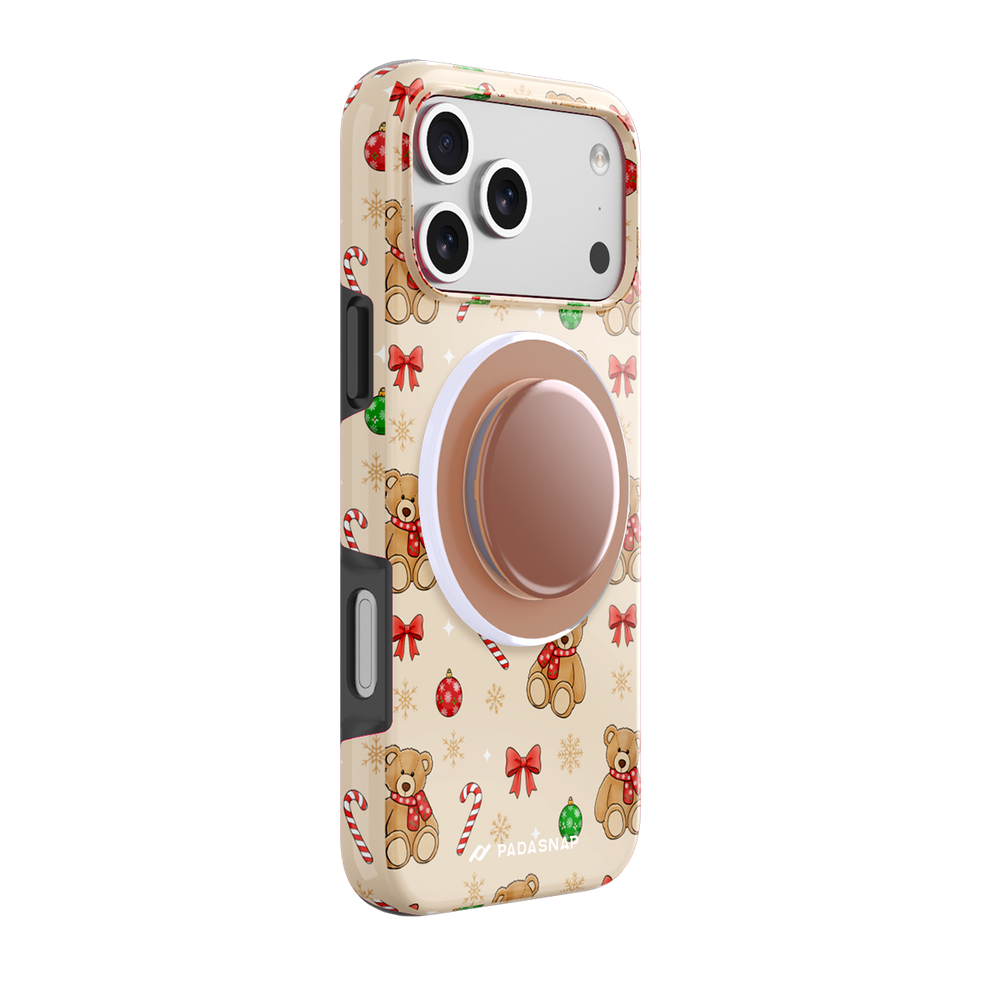 Teddy Christmas | MagSafe Phone Case Grip Set