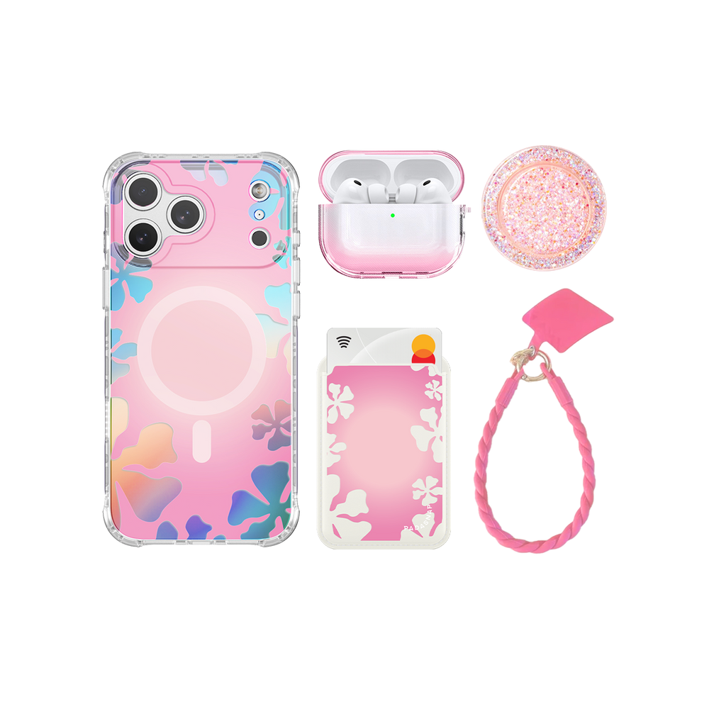 SunnyWrap Pink iPhone Bundle Set
