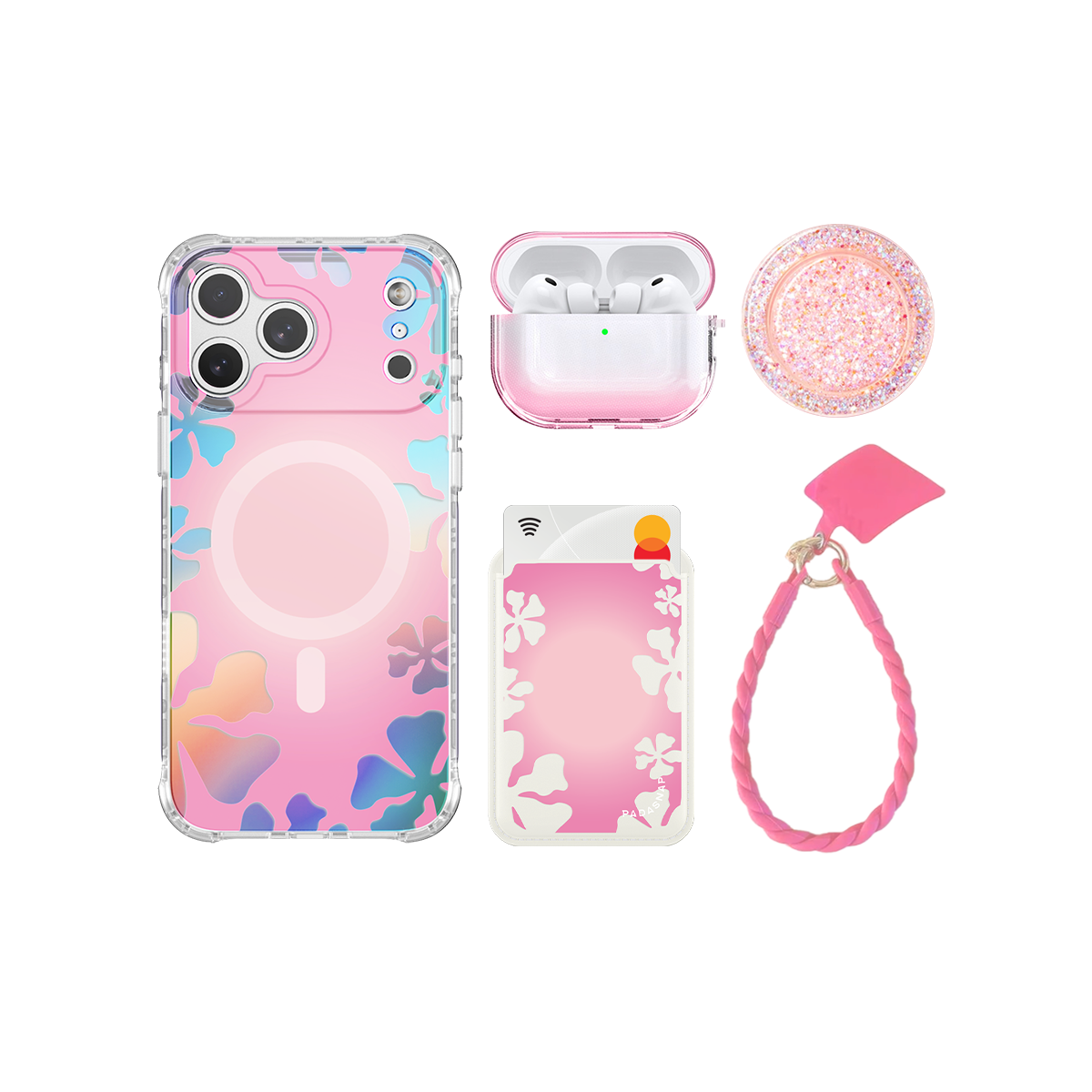 SunnyWrap Pink iPhone Bundle Set