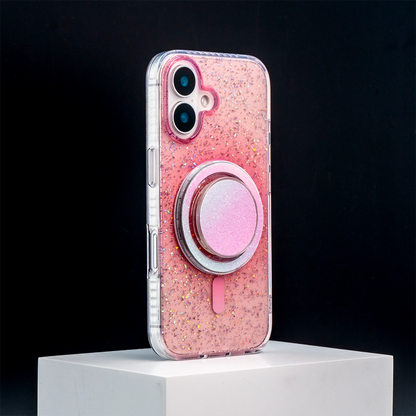 Gradient Glitter | Translucent MagSafe Phone Case Grip Set