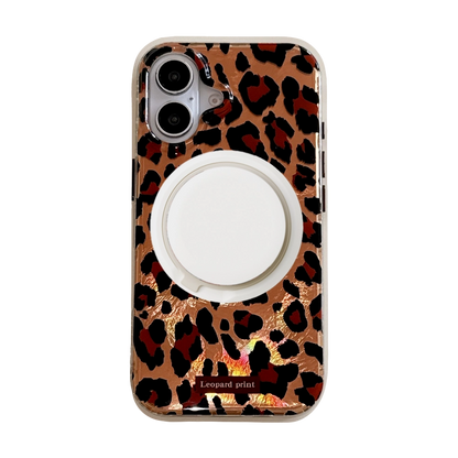 Leopard Print | Iridescent MagSafe Phone Case Grip Set