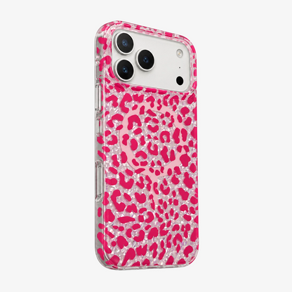 Glitter Leopard MagSafe Phone Case-Brown