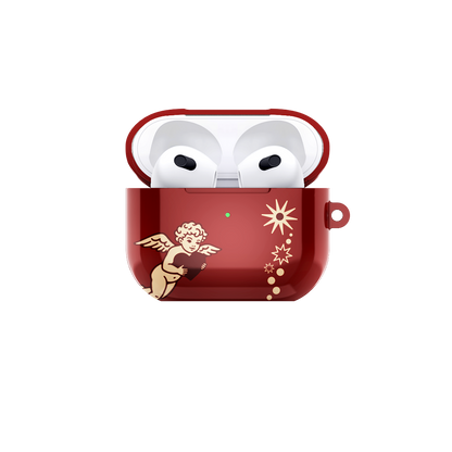 Cozy Christmas Teddy Airpods Case