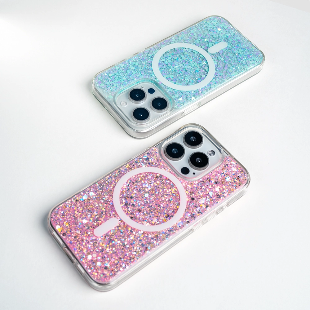 All That Glitter | MagSafe Phone Case Crossbody Chain Set