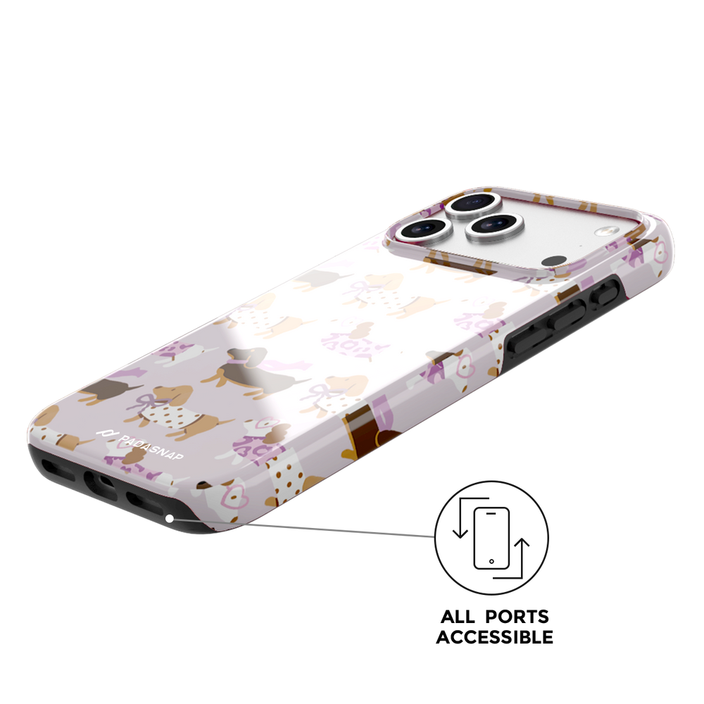 EverTail Love Dog Purple MagSafe Phone Case