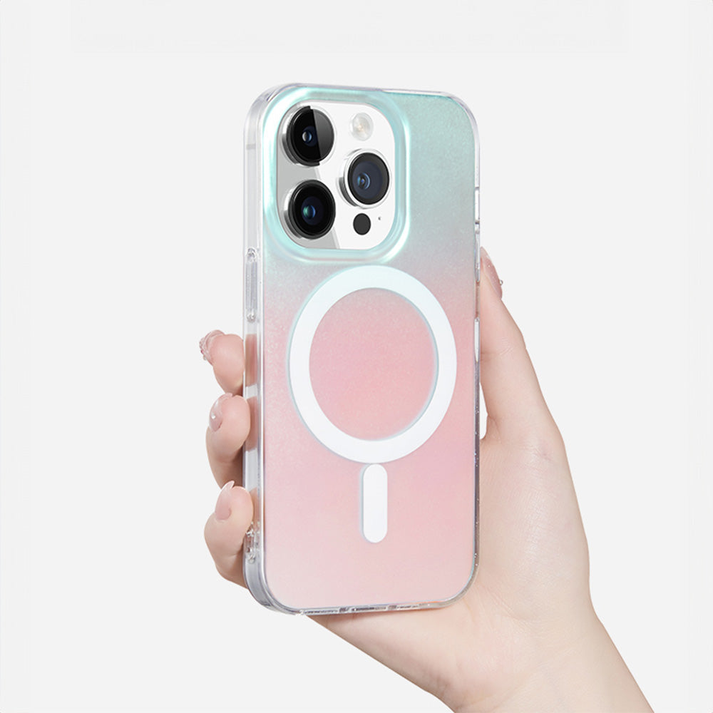 Sunset Glow | Clear MagSafe Phone Case