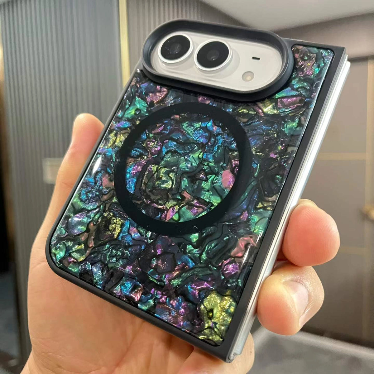 Midnight Abalone MagSafe Phone Case