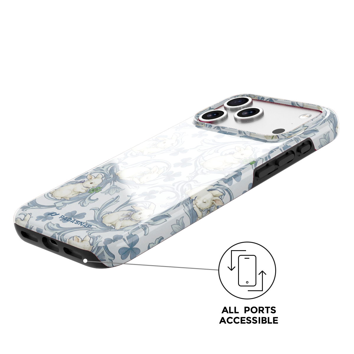 Fortune Rabbit MagSafe Phone Case Grip Set