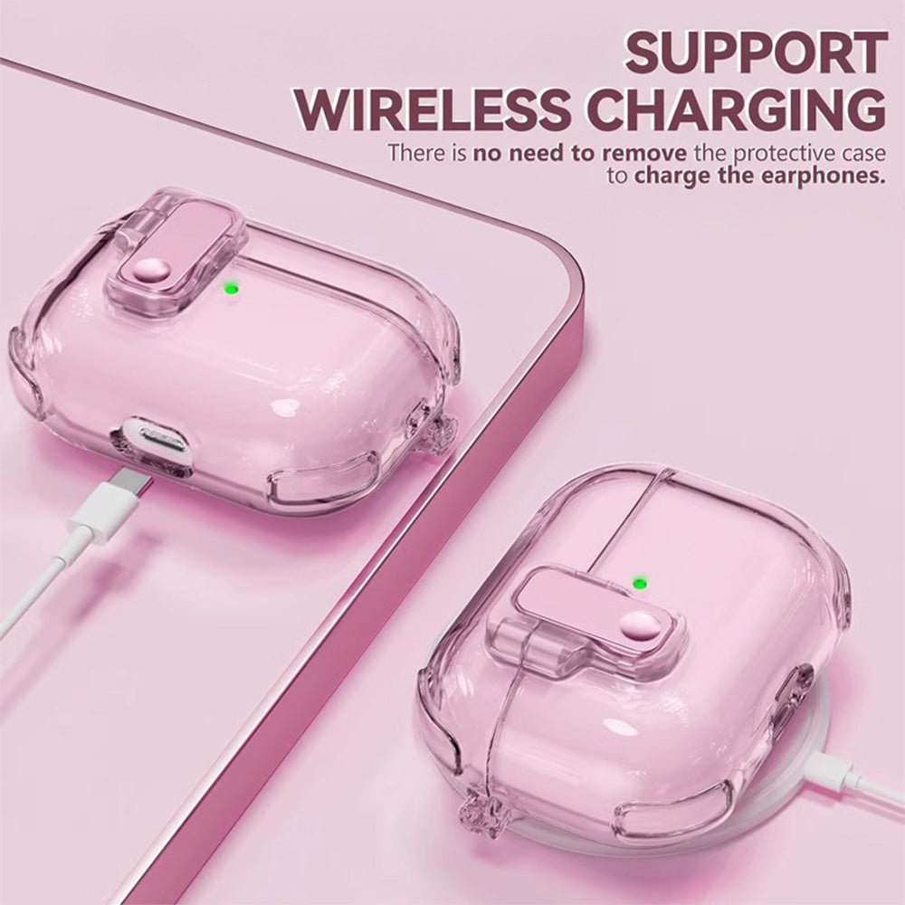 Automatic Pop-up Cover Clear Airpods Case