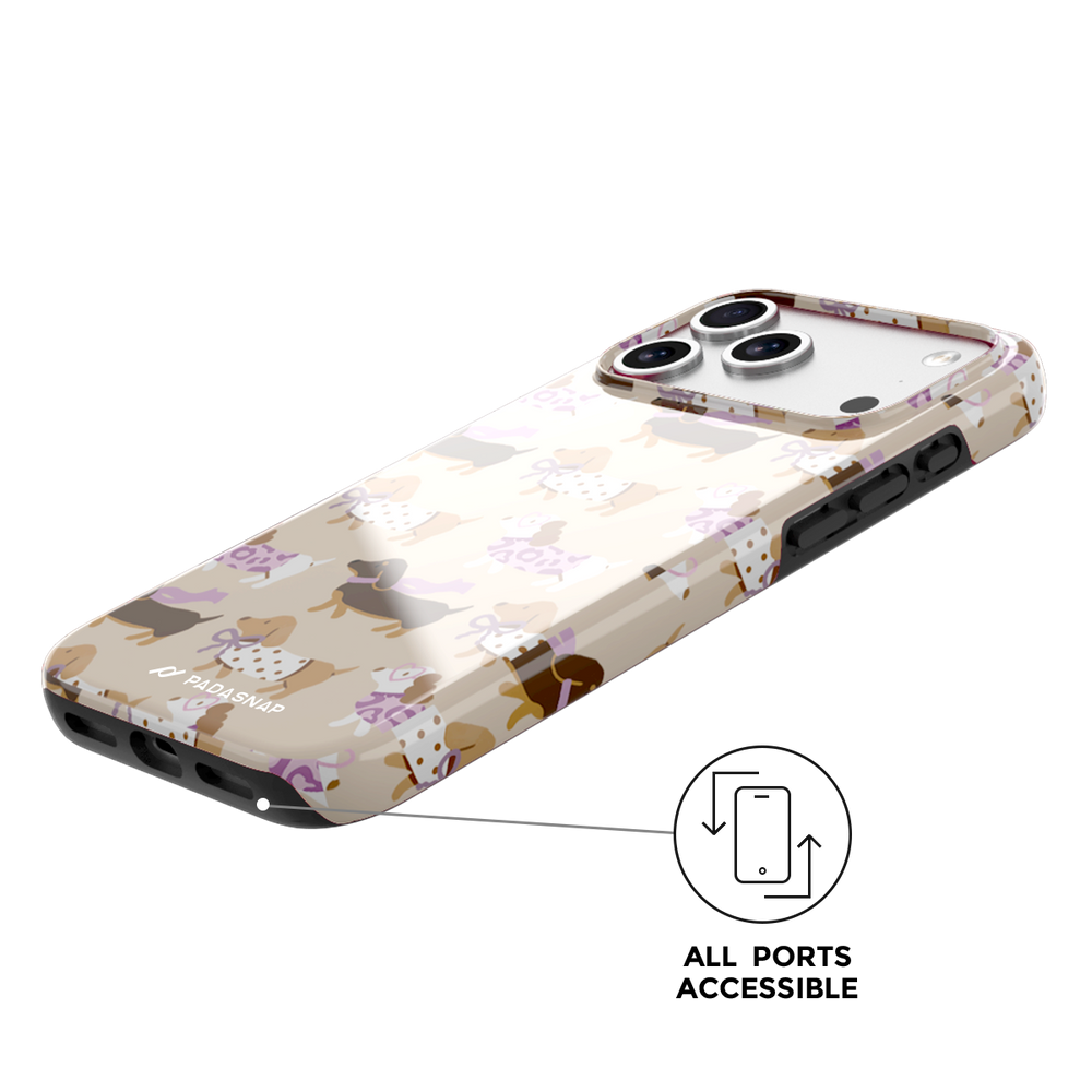 EverTail Love Dog Purple MagSafe Phone Case