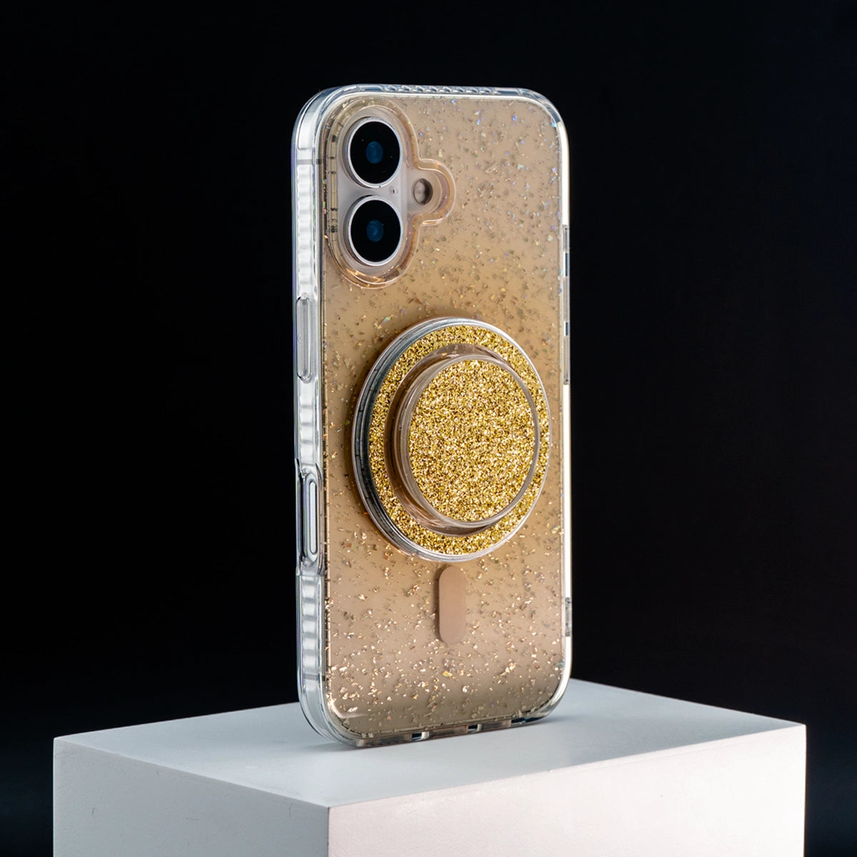 Gradient Glitter | Translucent MagSafe Phone Case Grip Set