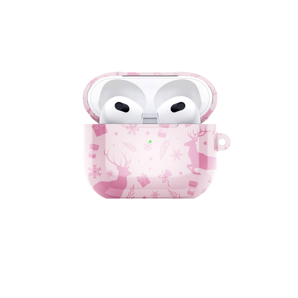 Cozy Christmas Teddy Airpods Case