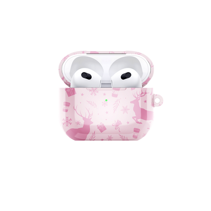 Cozy Christmas Teddy Airpods Case