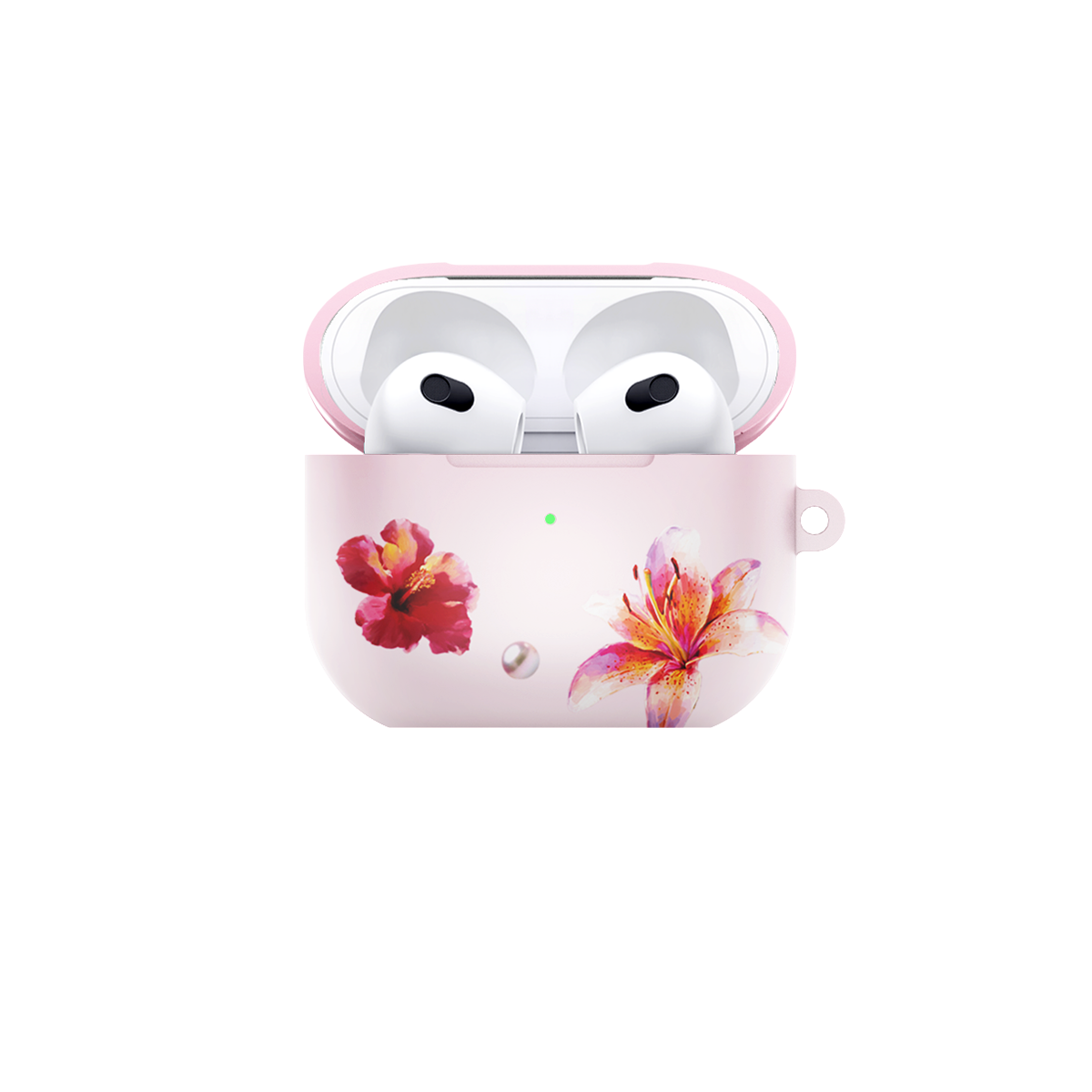 GlamFlora Pink Airpods Case