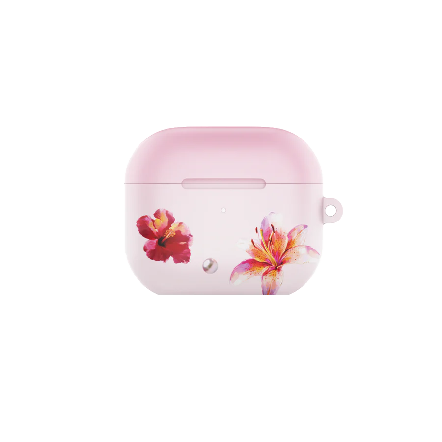 GlamFlora Pink Airpods Case