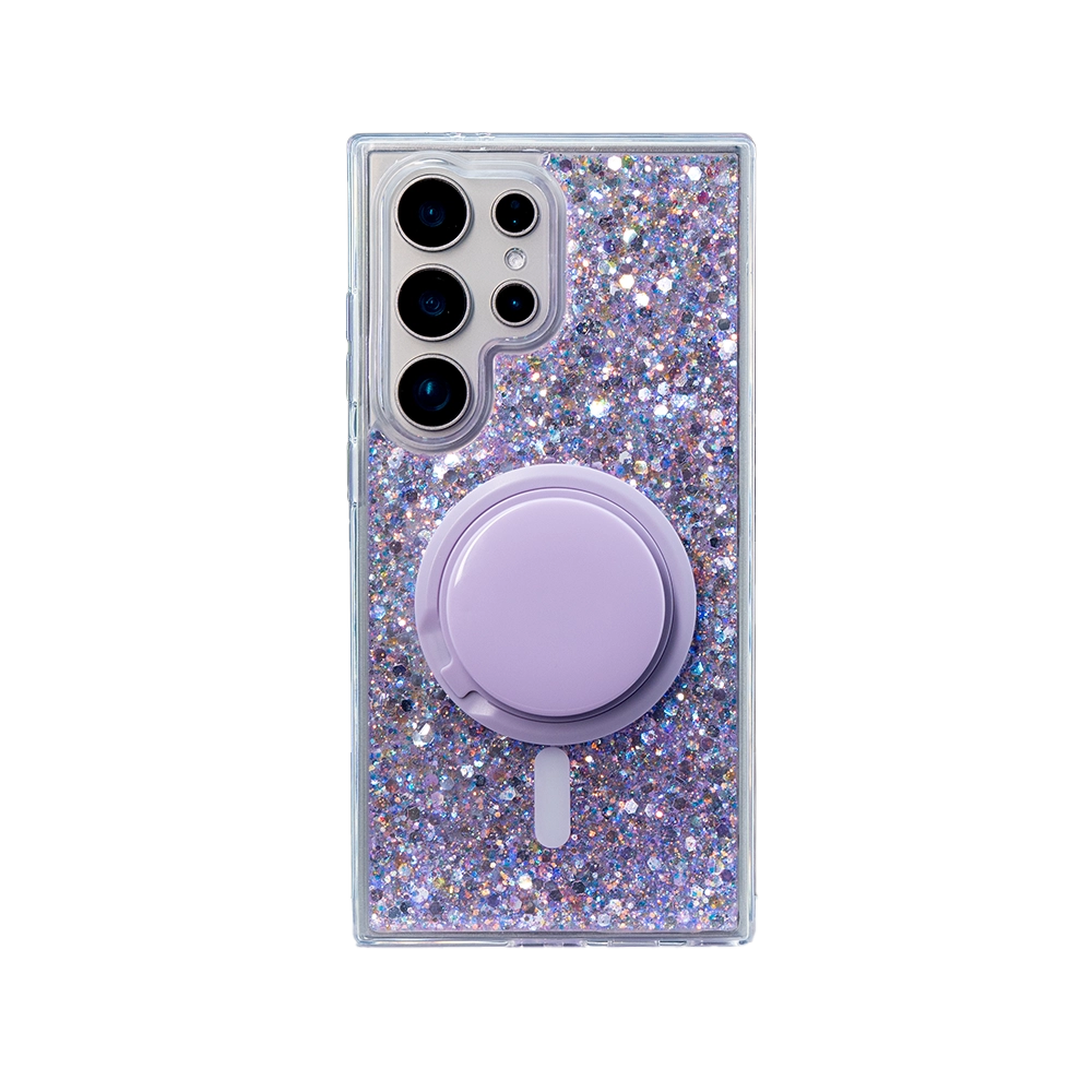 Glitter MagSafe Phone Case Grip Set For Samsung