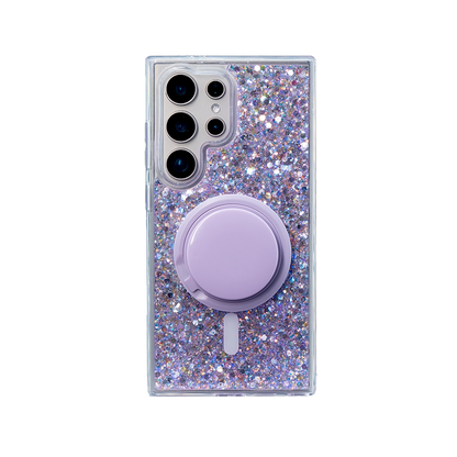 Glitter MagSafe Phone Case Grip Set For Samsung