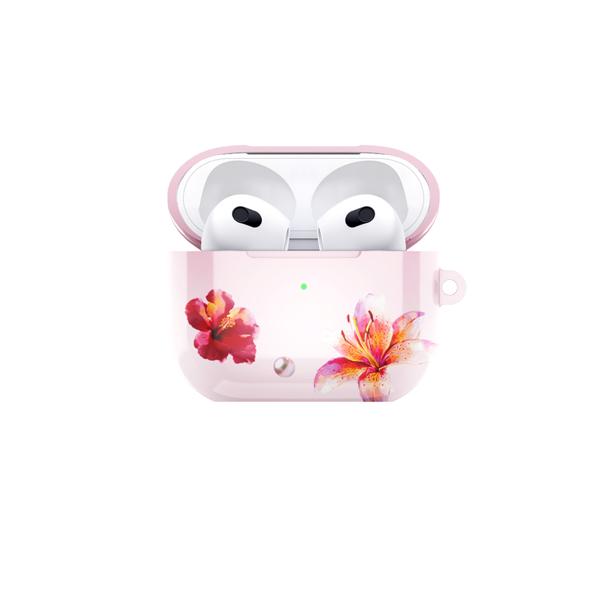 GlamFlora Pink Airpods Case