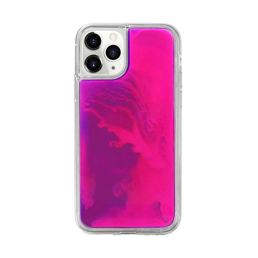 Flowing Neon Sand Liquid Luminous Phone Case