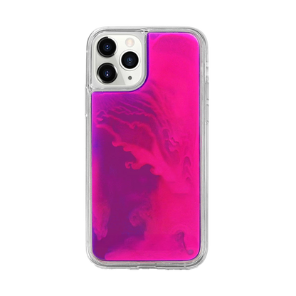 Flowing Neon Sand Liquid Luminous Phone Case