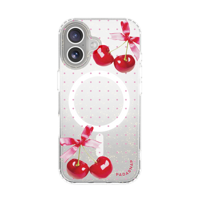 Cherry Ribbon | MagSafe Phone Case