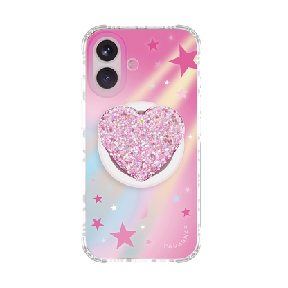Cosmic Shards | Pink MagSafe Phone Case Grip Set
