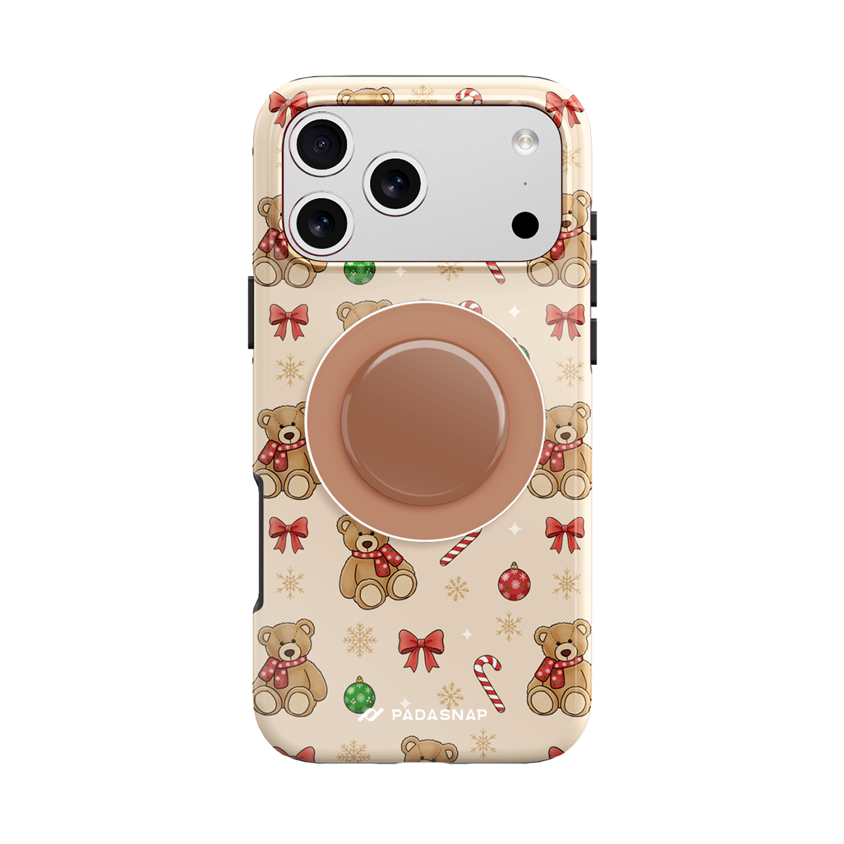 Teddy Christmas | MagSafe Phone Case Grip Set