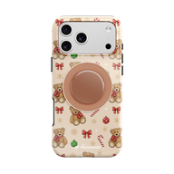 Teddy Christmas | MagSafe Phone Case Grip Set