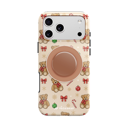 Teddy Christmas | MagSafe Phone Case Grip Set