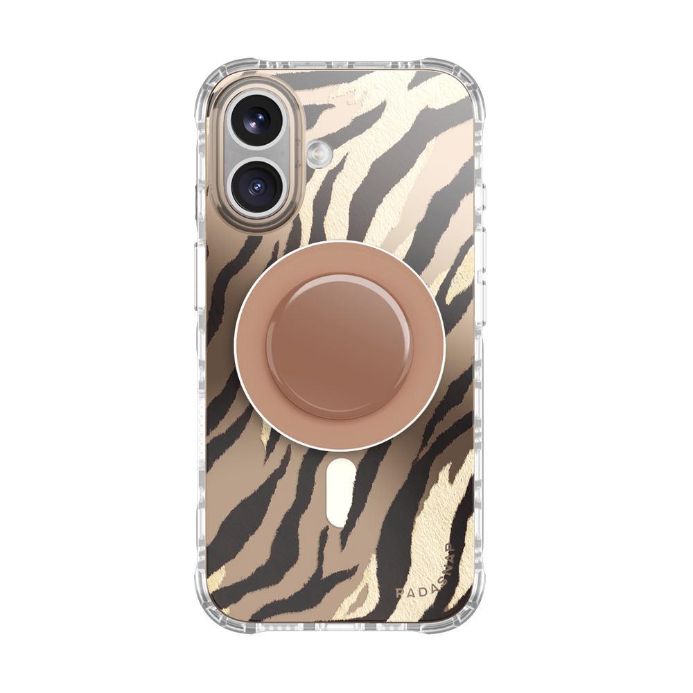 Golden Roar | Black MagSafe Phone Case Grip Set
