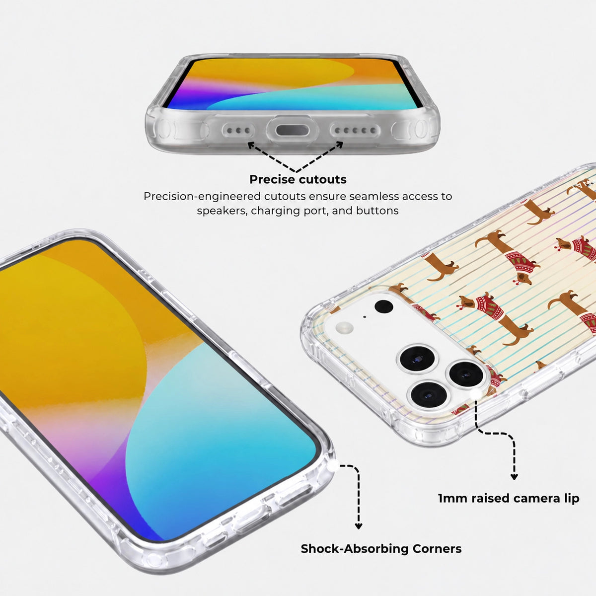 Christmas Dachshund MagSafe Phone Case