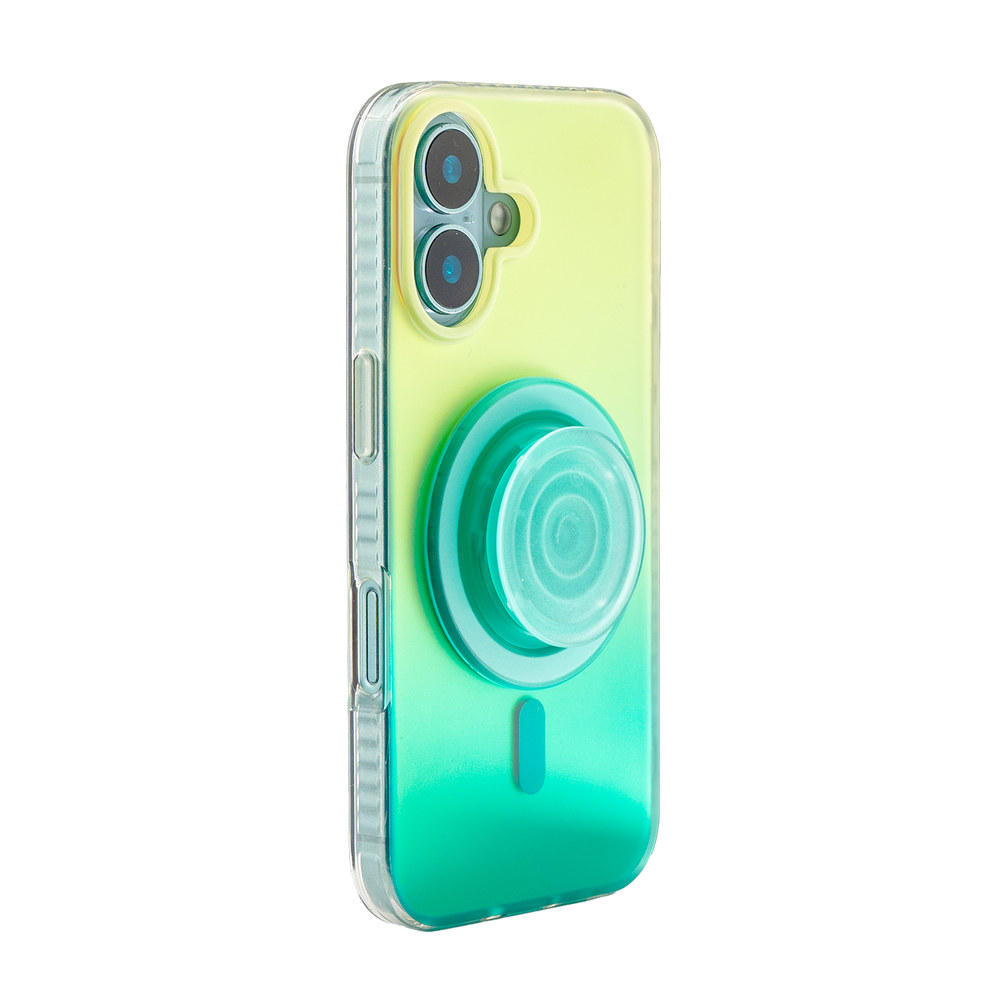 Neon Vibes｜Gradient Yellow Frosted MagSafe Phone Case Grip Set