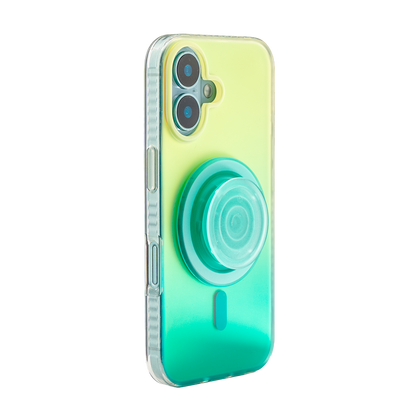 Neon Vibes｜Gradient Yellow Frosted MagSafe Phone Case Grip Set