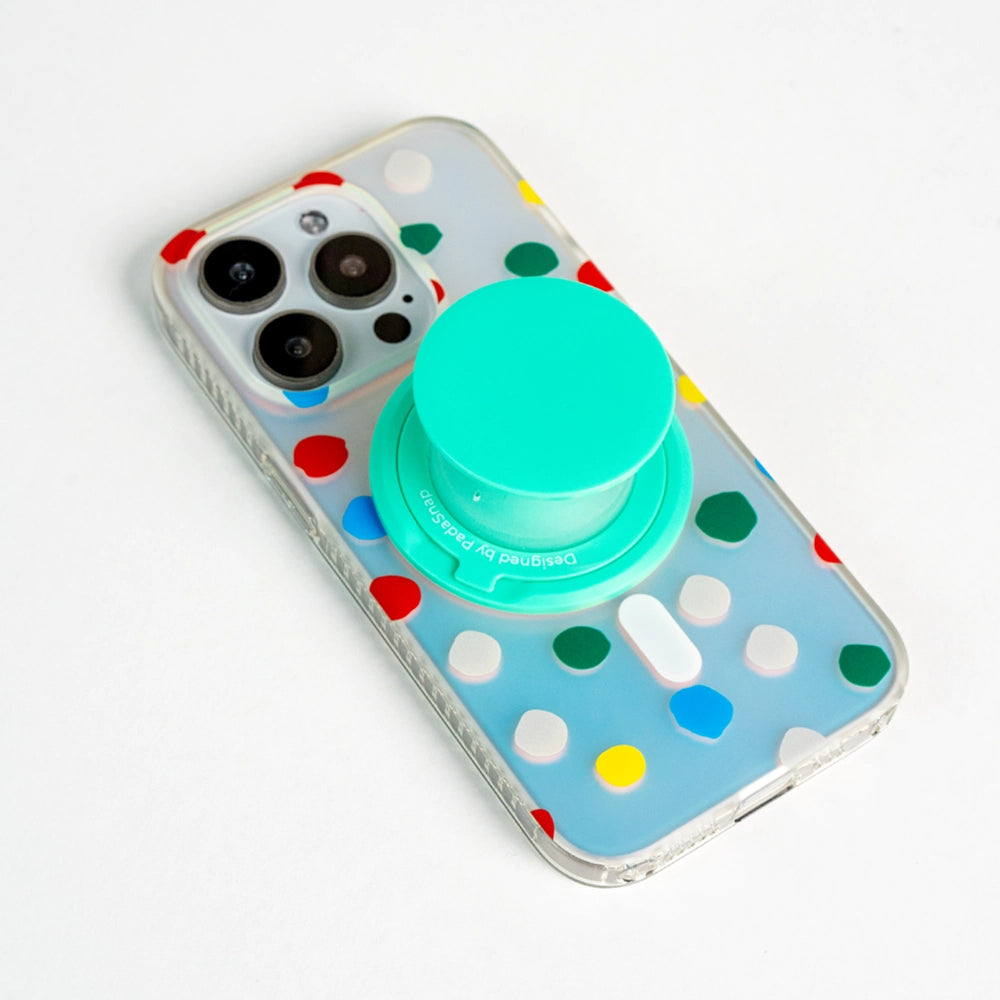 Opalescent Polka Dot | Bubble MagSafe Phone Case Grip Set