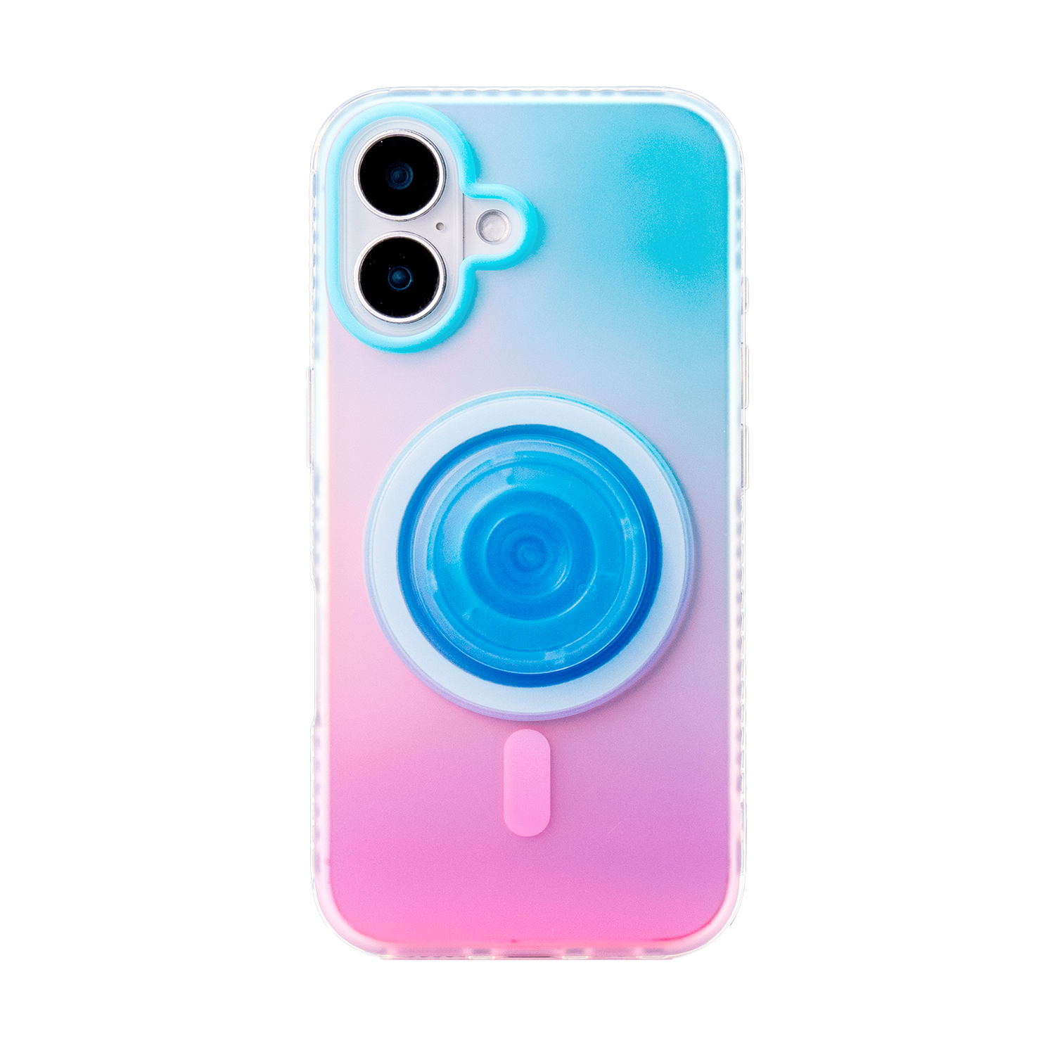 Neon Vibes｜Gradient Yellow Frosted MagSafe Phone Case Grip Set