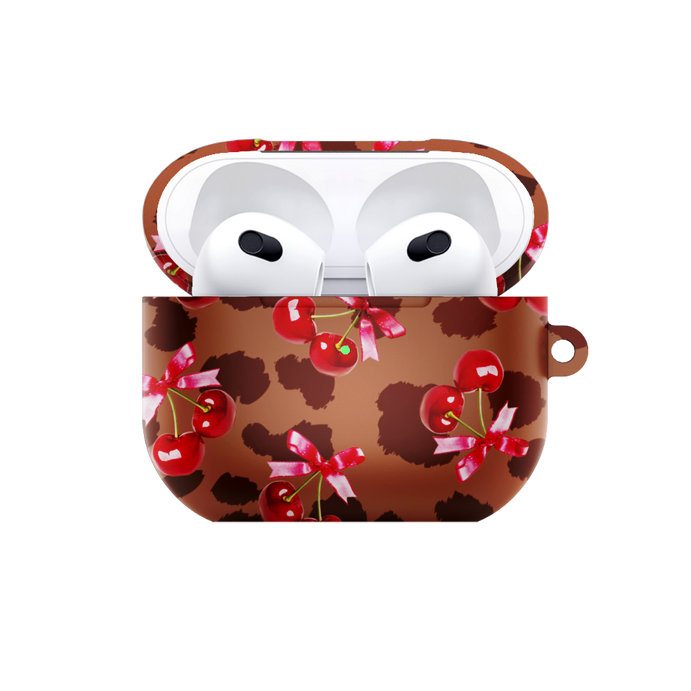 Cherry Luxe Airpods Case