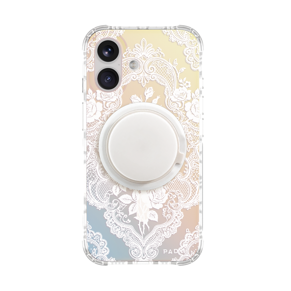 Gilded Rose Weave MagSafe Phone Case Grip Set