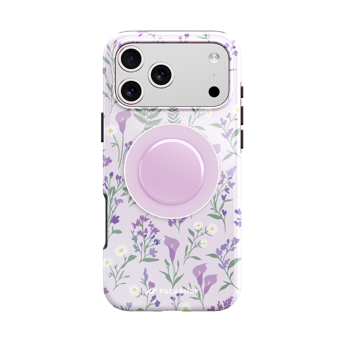 Lilac Ditsy MagSafe Phone Case Grip Set