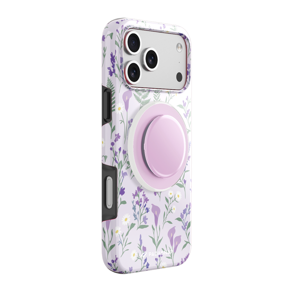 Lilac Ditsy MagSafe Phone Case Grip Set