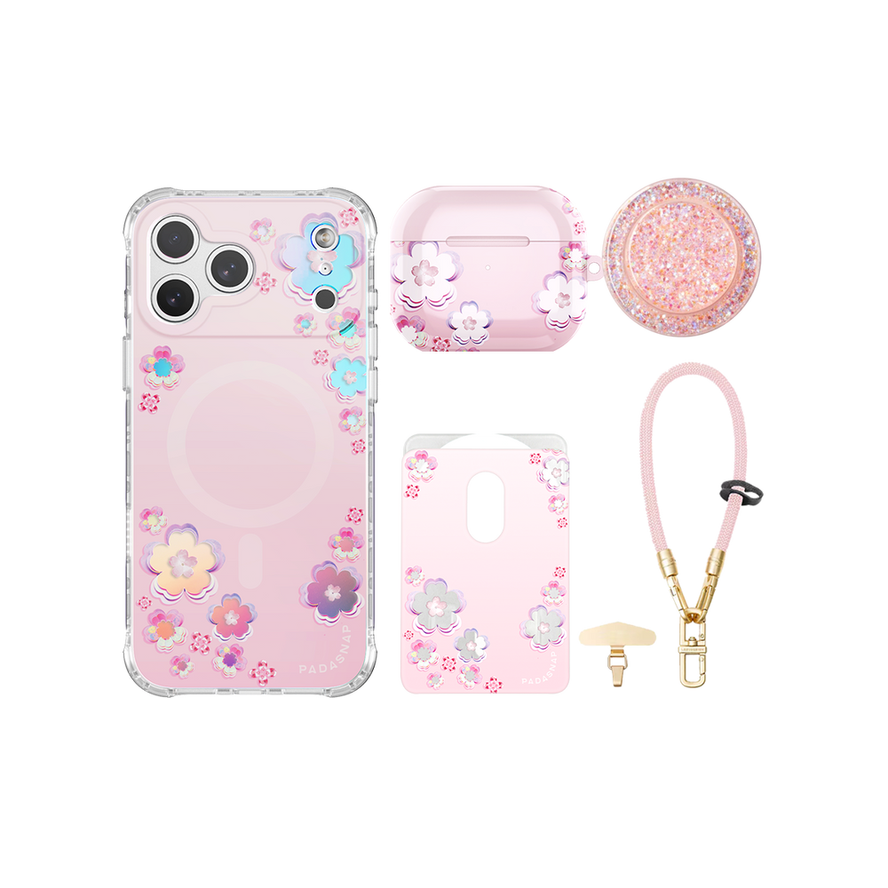 Holo-Sakura MagSafe Phone Case Bundle Set