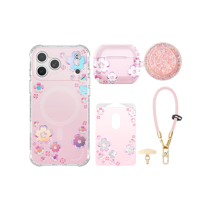 Holo-Sakura MagSafe Phone Case Bundle Set