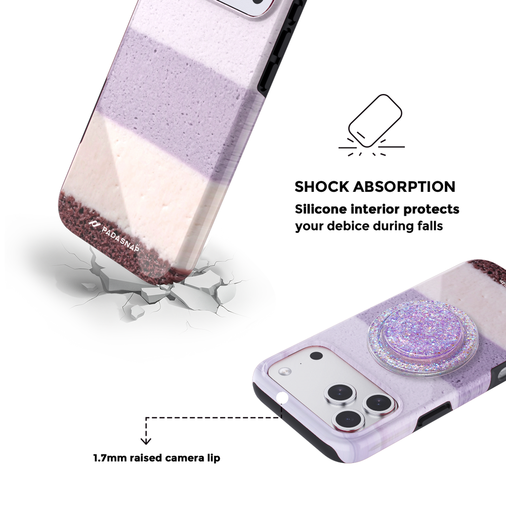 Ice Cream Cake MagSafe Phone Case Grip Set
