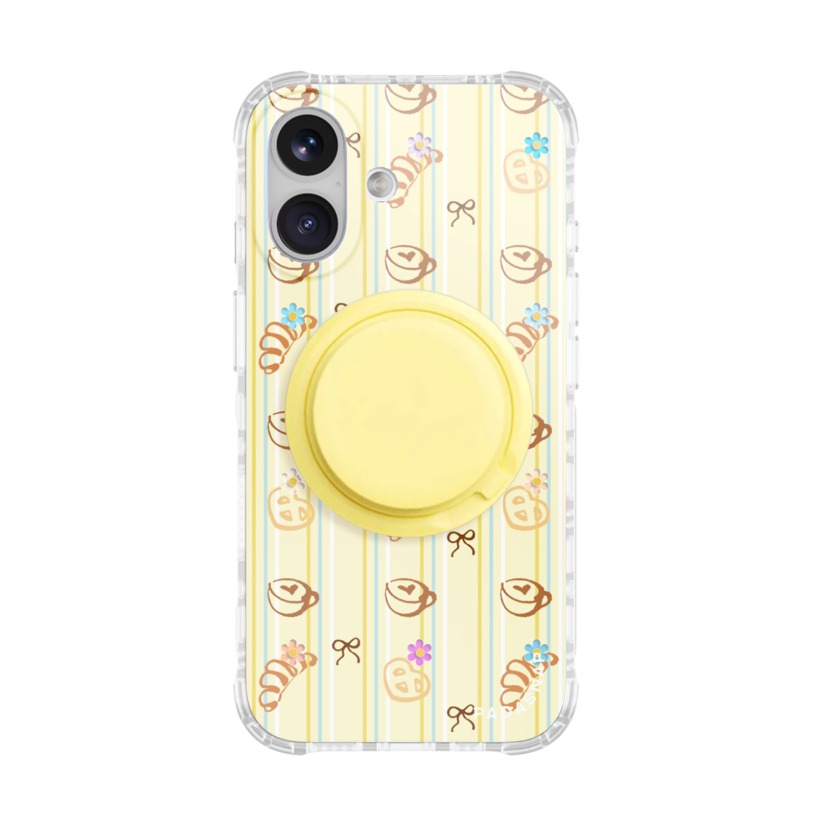 Honey Cream MagSafe Phone Case Grip Set